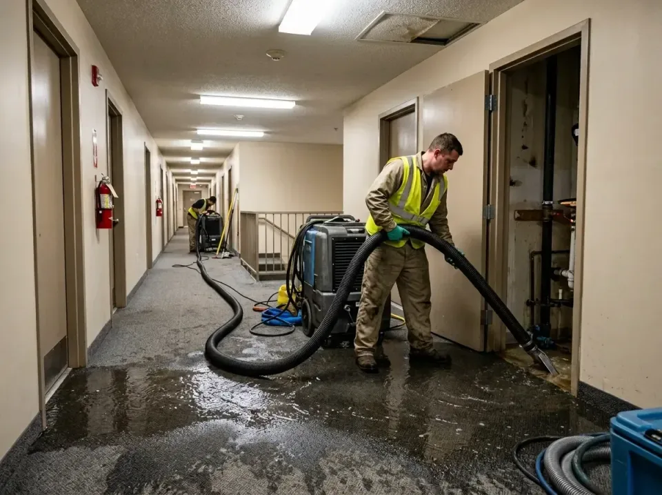 multi-unit-apartment-hallway-f-005 — frequently asked questions, Emergency Burst Pipe Water Extraction & Removal in Tiger Po…